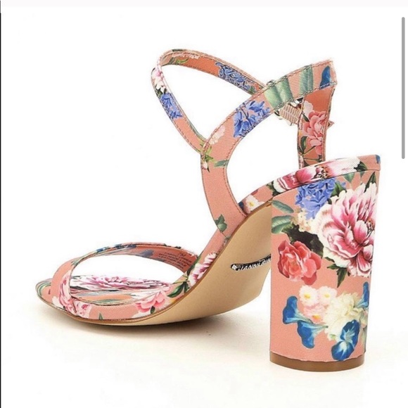 Floral block heels - Picture 3 of 10